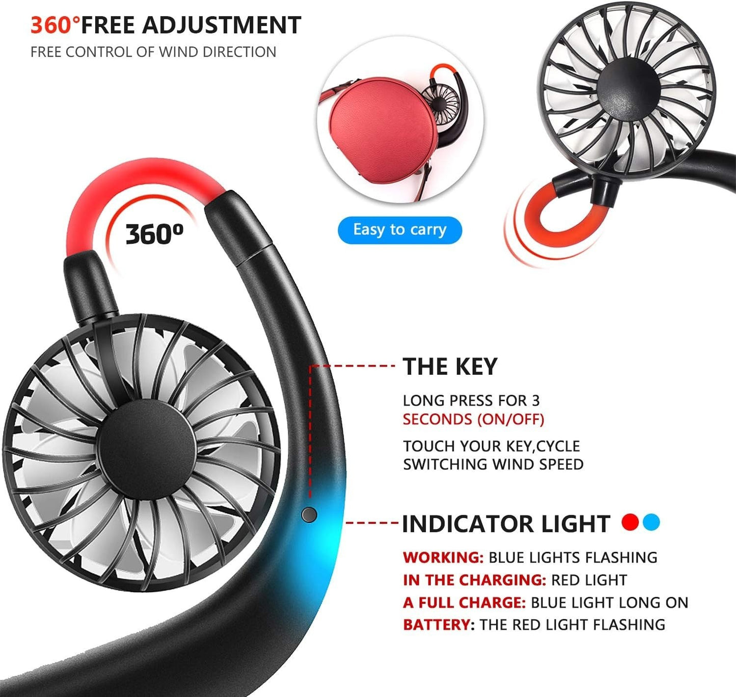 Neck Fan for Kichen