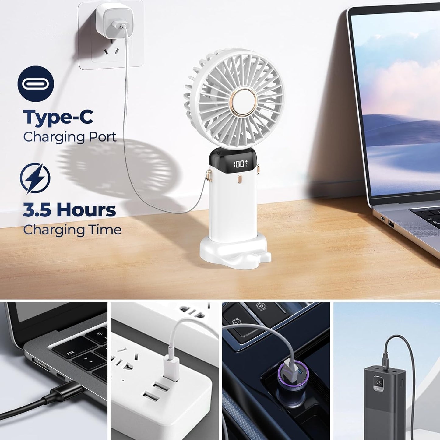 Portable Handheld Mini Fan