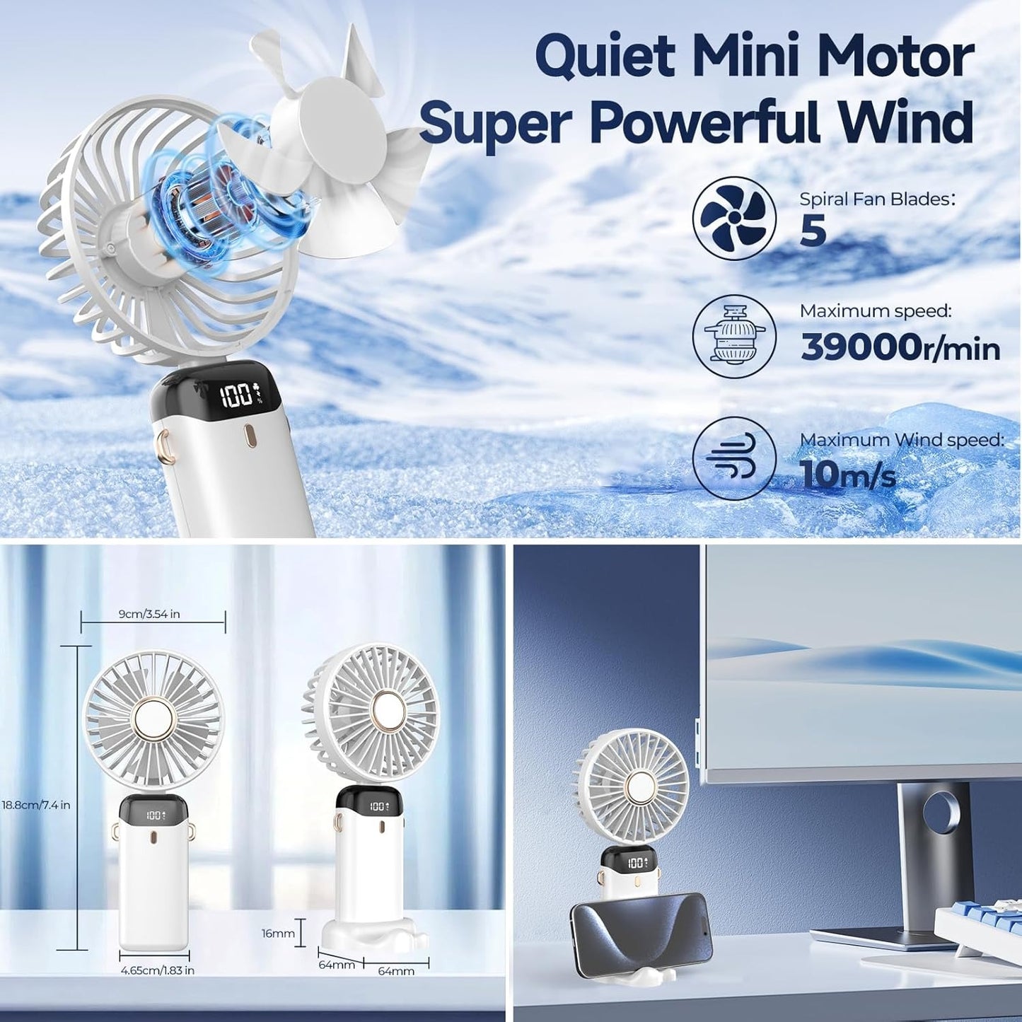 Portable Handheld Mini Fan