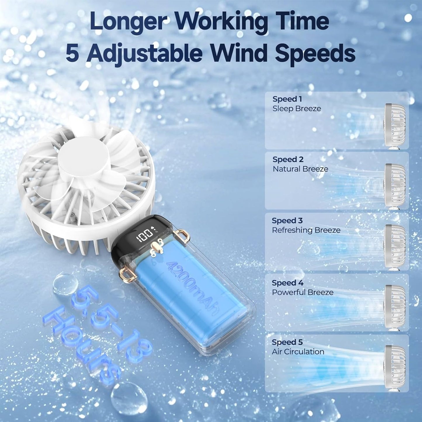 Portable Handheld Mini Fan